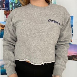 Brandy Melville California cropped sweatshirt
